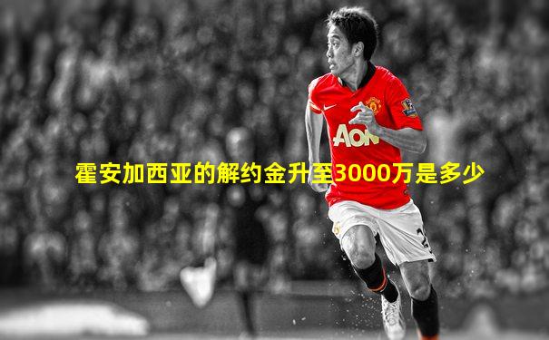 霍安加西亚的解约金升至3000万是多少